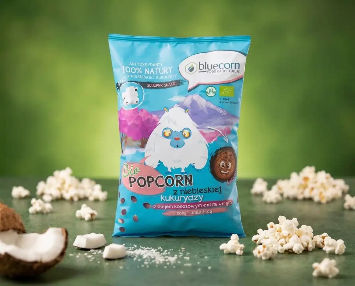 BEZGLUTENOWY Popcorn BIO 50 g