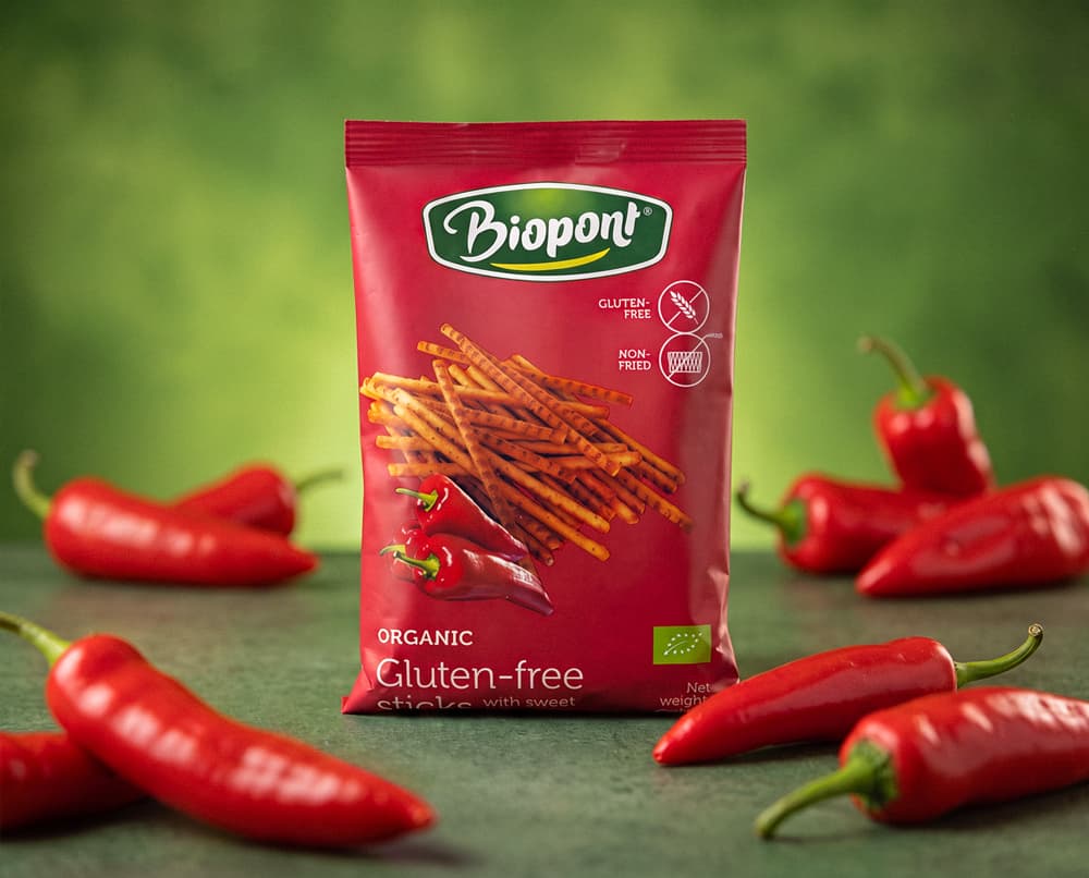 BEZGLUTENOWE Paluszki Paprykowe 45 g
