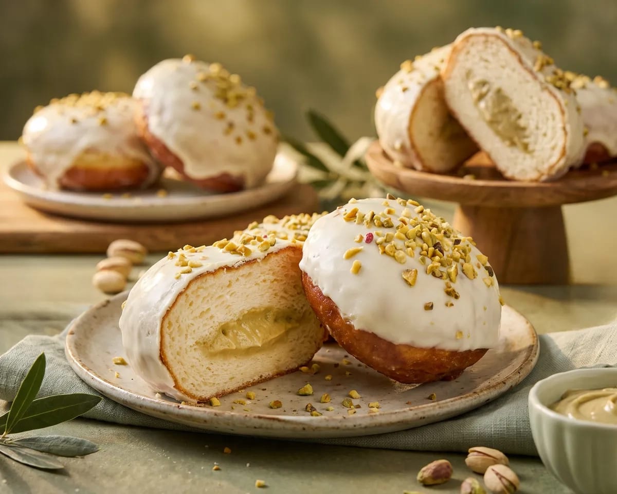 BEZGLUTENOWY Pączek z Pistacją 200 g (2szt.)
