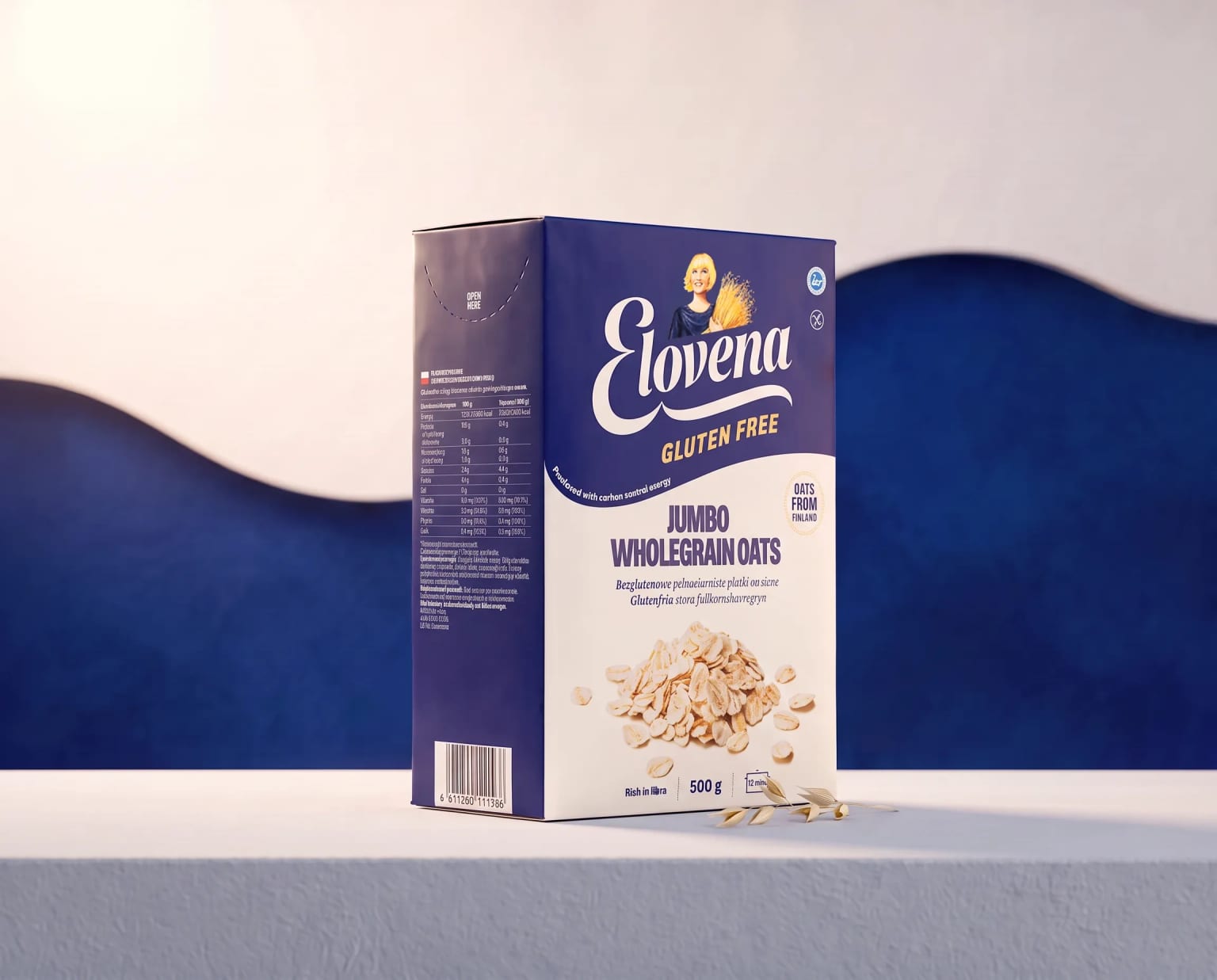 Bezglutenowe Płatki Owsiane Naturalne 500g