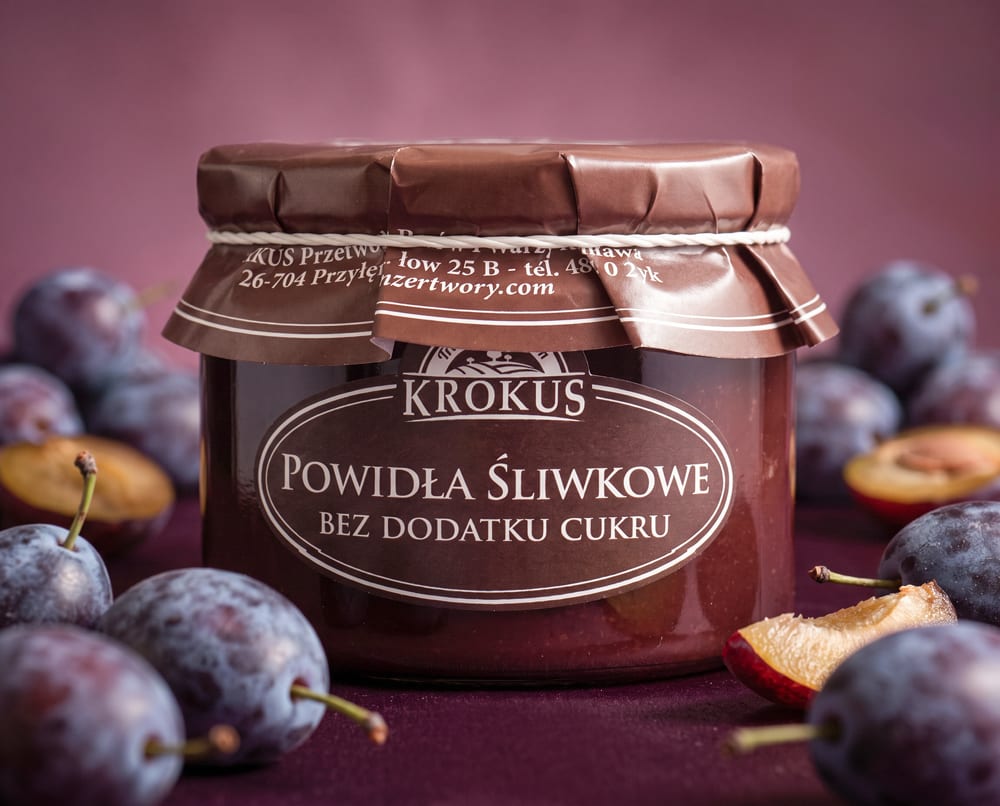 Powidła Śliwkowe Bez Cukru 310 g