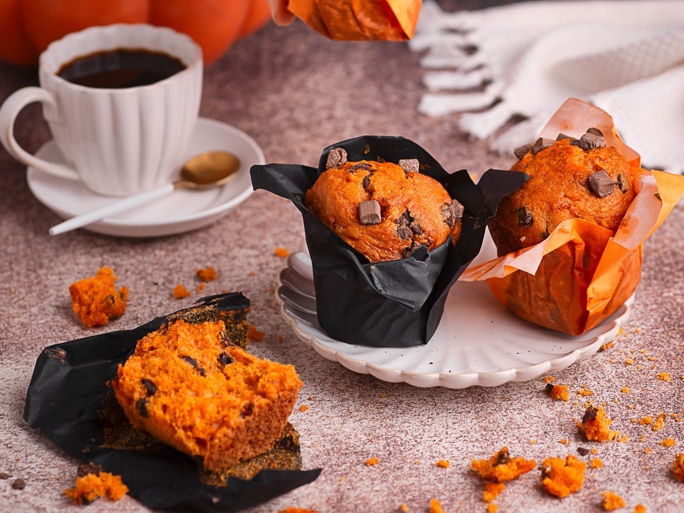Muffin Pomarańczowo - Dyniowy 110g