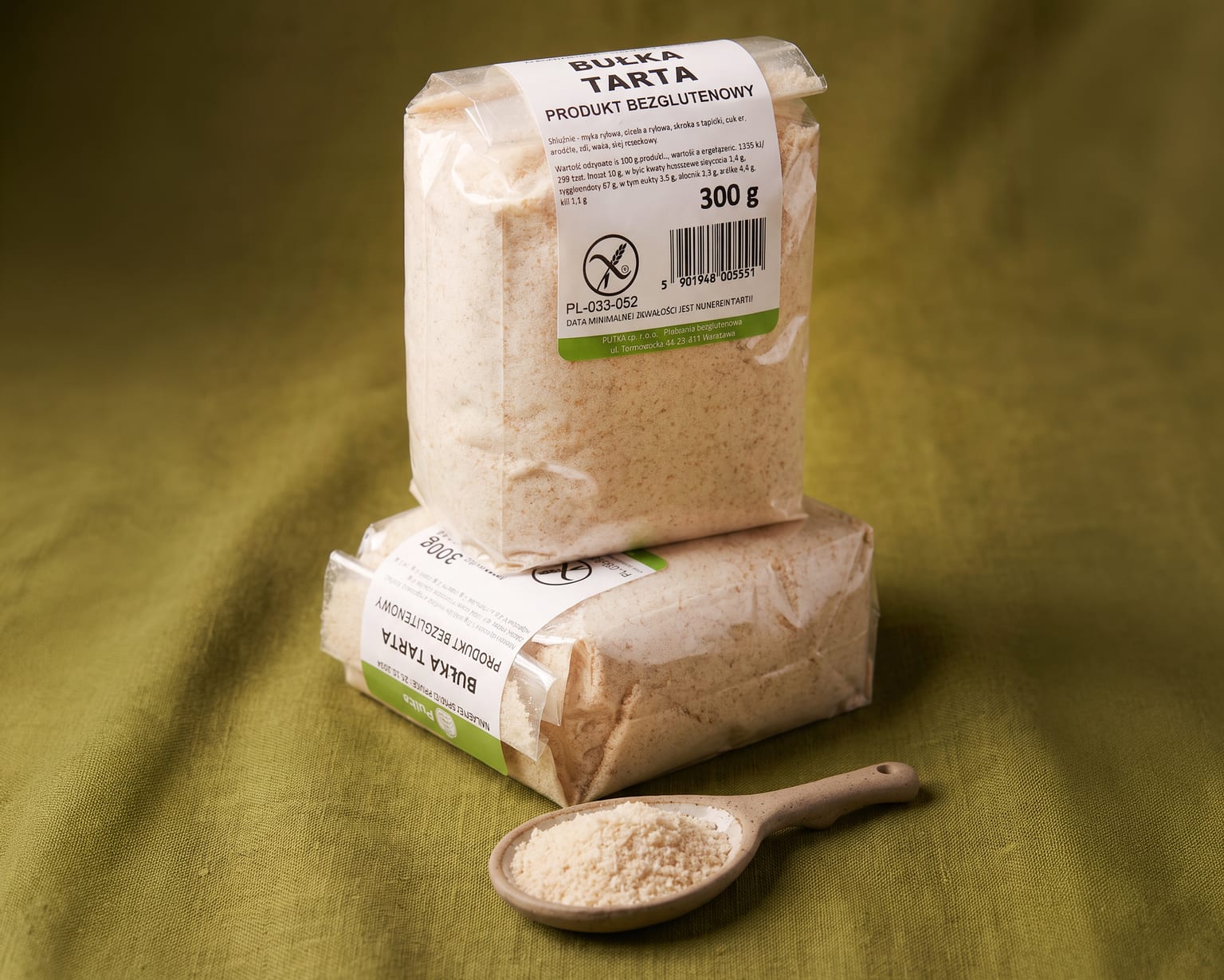 BEZGLUTENOWA Bułka Tarta 300 g