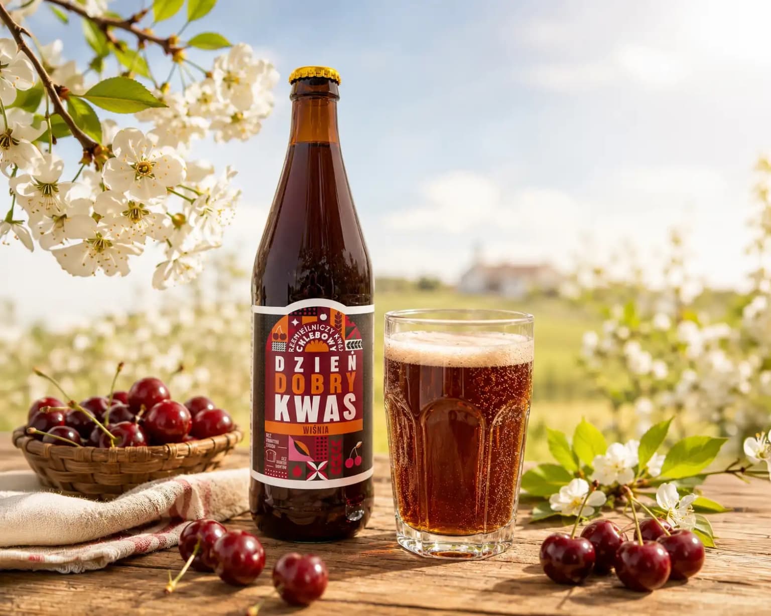 Dzień Dobry Kwas z Wiśnią 500 ml