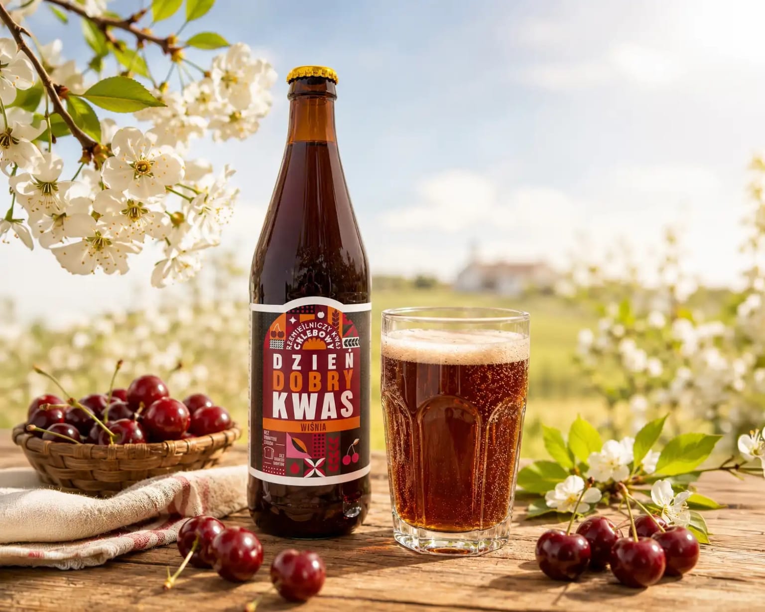 Dzień Dobry Kwas z Wiśnią 500 ml