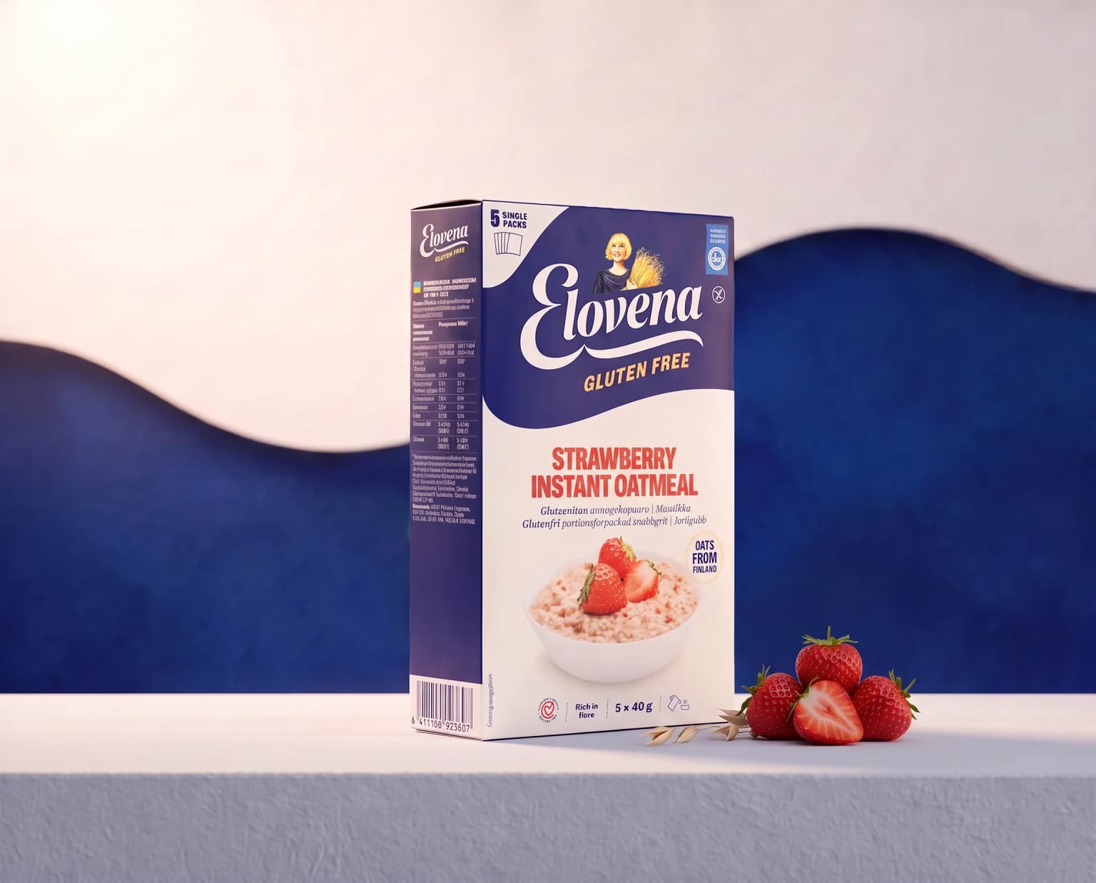 Bezglutenowa Owsianka Instant z Truskawkami 200g